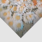 デイジープリントホワイトフラワーアートデコパージュ 薄葉紙 (詳細)