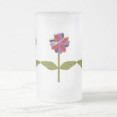 デイジープ輝くラスチックすりガラス製マグカップ フロストグラスビールジョッキ (中央)