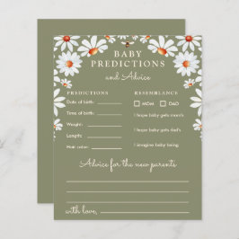 デイジーベビーの予測とアドバイス