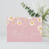 デイジーベビーシャワーサンキューカード サンキューカード (スタンド正面)