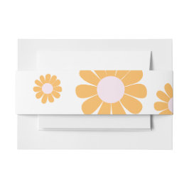 デイジーベビーシャワー 招待状ベリーバンド