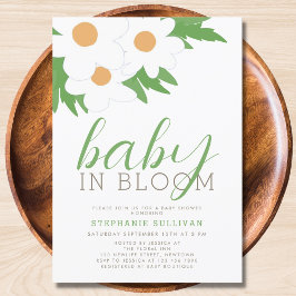 デイジーベビーシャワー 招待状