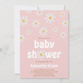 デイジーベビーシャワー 招待状