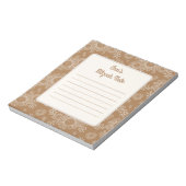 デイジーボホ（ユダヤ教の）バル・ミツバーノート ノートパッド (回転)