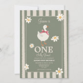 デイジーボーイズ間抜けズグーステーマ誕生日招待状 招待状 (正面)