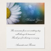 デイジーマクロサンキューカード (正面&裏面)