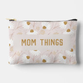 デイジーメイクアップバッグフローラ化粧料バッグ アクセサリーポーチ (正面)