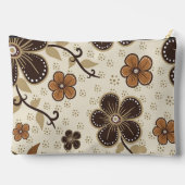 「デイジーメイ」プリント化粧品バッグ アクセサリーポーチ (裏面)