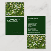 デイジーメドウ – ダークグリーン 名刺 (正面/裏面)