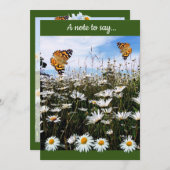 デイジーメドカスタムー文字サンキュー サンキューカード (正面/裏面)