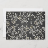 デイジーメーソンジャール素朴シャルボードベビーシャワー 招待状 (裏面)