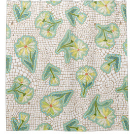 デイジーモザイクシャワーカーテン シャワーカーテン