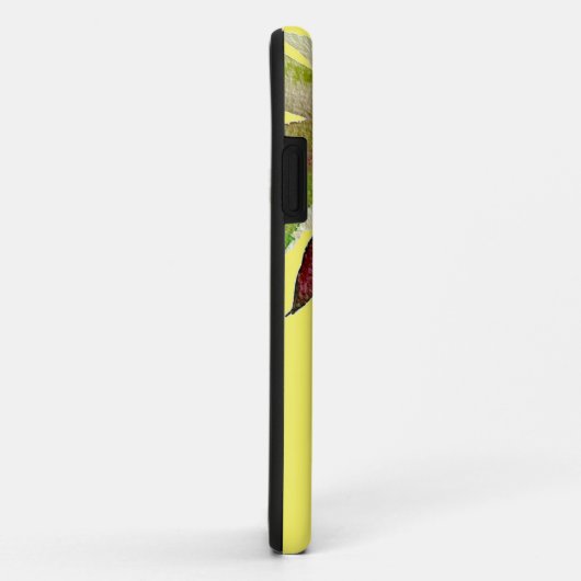 デイジーモダンアートフラワーオンイエロー Case-Mate iPhoneケース (裏面/右)