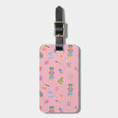 デイジーモチーフ ラゲッジタグ (正面縦)