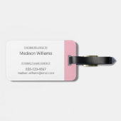 デイジーモチーフ ラゲッジタグ (裏面横)