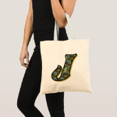 デイジーモノグラムイニシャルJ トートバッグ (正面(商品))