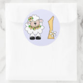 デイジーラム1st誕生日 ラウンドシール (バッグ)