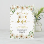 デイジーリトル恋しく思オネダーフル招待状 招待状 (スタンド正面)