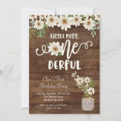 デイジーリト恋しく思ルワンダーフル誕生日  招待状 (正面)