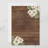 デイジーリト恋しく思ルワンダーフル誕生日  招待状 (裏面)