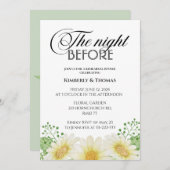 デイジーリハーサルのディナーの招待の前の夜 招待状 (正面/裏面)