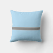 デイジーリボンブルー結婚ズ記念日装飾用クッション クッション (裏面)