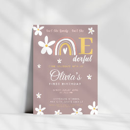 デイジーレインボーは彼女はonederful 1st誕生日ではない 招待状