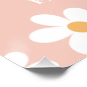 デイジーレトロピンクの最初の誕生日へようこそ ポスター (コーナー)