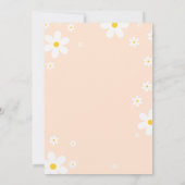 デイジーレトロ誕生日招待状 招待状 (裏面)