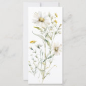 デイジーワイルドフラワー結婚式 プログラム (裏面)