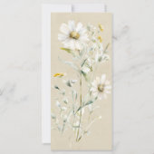 デイジーワイルドフラワー結婚式 プログラム (裏面)