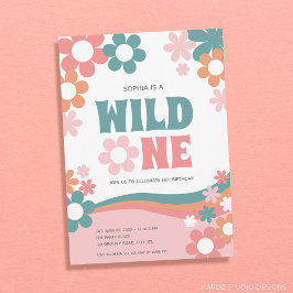 デイジーワイルドワンガール1st誕生日招待状 招待状