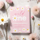 デイジーワイルドワンファースト誕生日 招待状