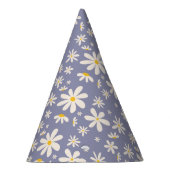 デイジーワイルドワン1stバースデーボホパープル パーティーハット (右)