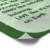 デイジーワークラブダンス感動的引用文 ポスター (角)