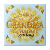 デイジーワールド最大のおばあちゃん タイル (正面)