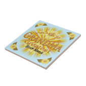 デイジーワールド最大のおばあちゃん タイル (側面)