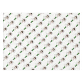 デイジーヴィンテージかわいい花の子ガールキッズ テーブルクロス (正面(横))