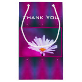 デイジー付きターコイズ スモールペーパーバッグ (裏面)