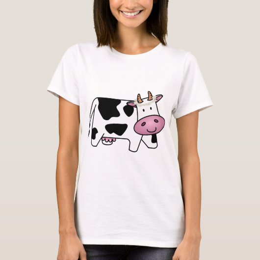 デイジー付き立牛 Tシャツ (正面)