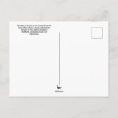 デイジー付ベビー(昆虫)マルハナバチ ポストカード (裏面)