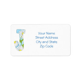 デイジー住所 シールをパーソナライズまたはパーソナライズするカスタマイズに ラベル
