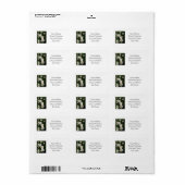 デイジー住所 シールをパーソナライズまたはパーソナライズするカスタマイズに ラベル (フルシート)