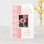 デイジー兄妻記念パーソナライズされた会 カード (黄色い花)