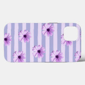 デイジー入りパステルストライプ柄 Case-Mate iPhoneケース (裏面 (横))