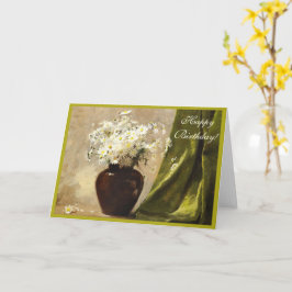 デイジー入りポール・フィッシャーハッピーバースデー カード