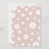 デイジー初誕生日タイムカプセルカード 招待状 (裏面)