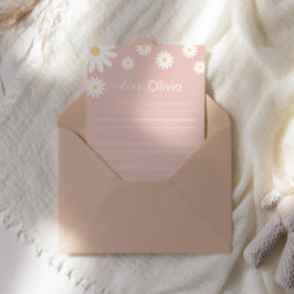 デイジー初誕生日タイムカプセルカード 招待状