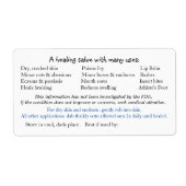 デイジー前面の背面ラベル ラベル (正面)