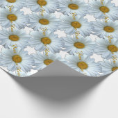 デイジー包装紙パーソナライズされたギフト紙 ラッピングペーパー (角)
